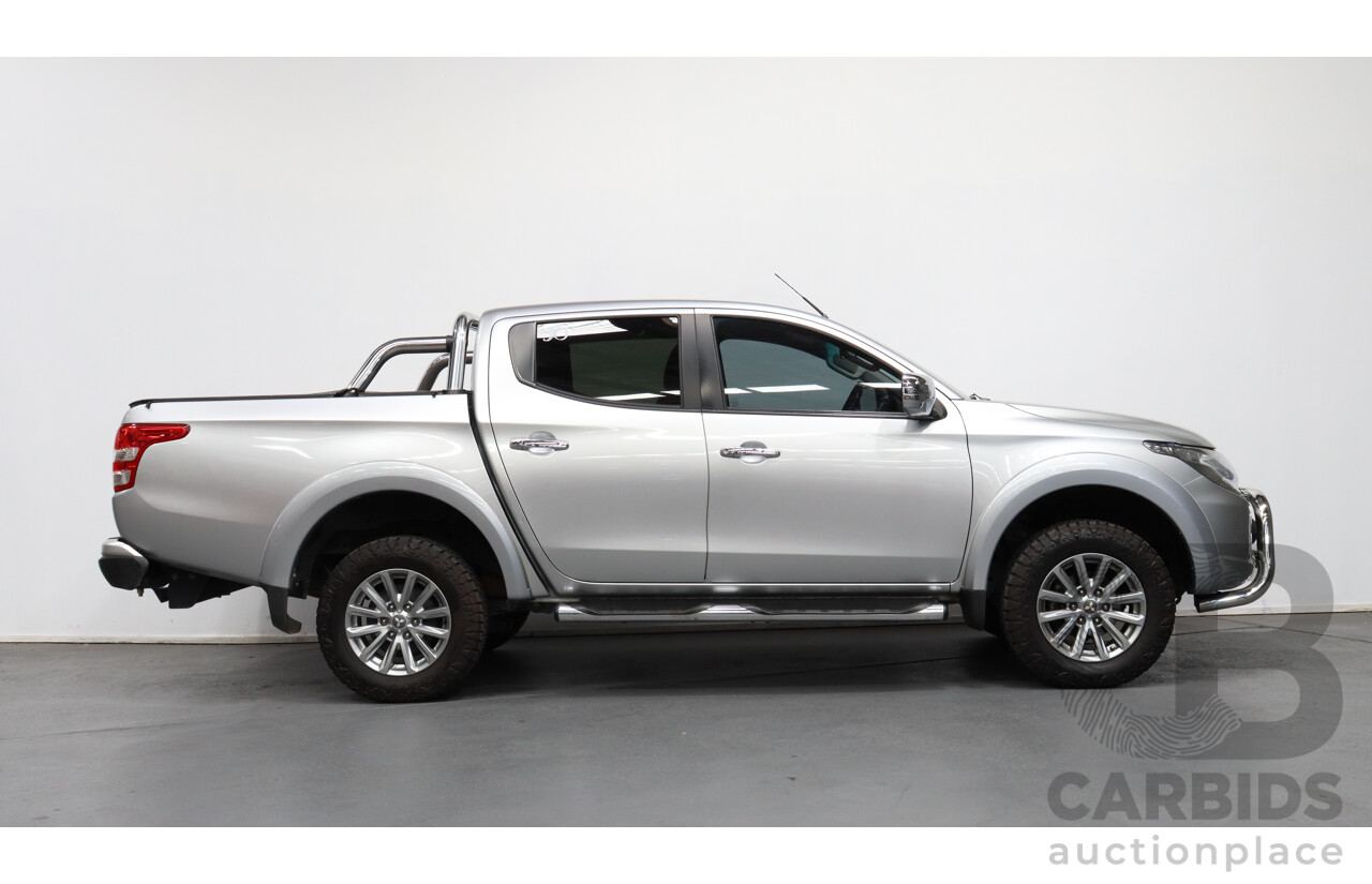 3/2016 Mitsubishi Triton GLS (4x4) MQ MY16 Dual Cab Utility Silver 2.4L Turbo Diesel