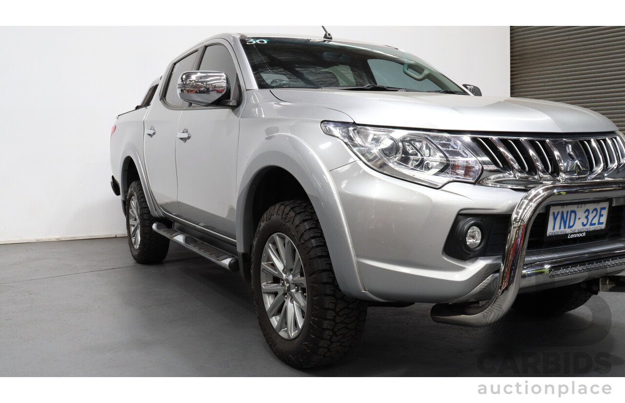 3/2016 Mitsubishi Triton GLS (4x4) MQ MY16 Dual Cab Utility Silver 2.4L Turbo Diesel