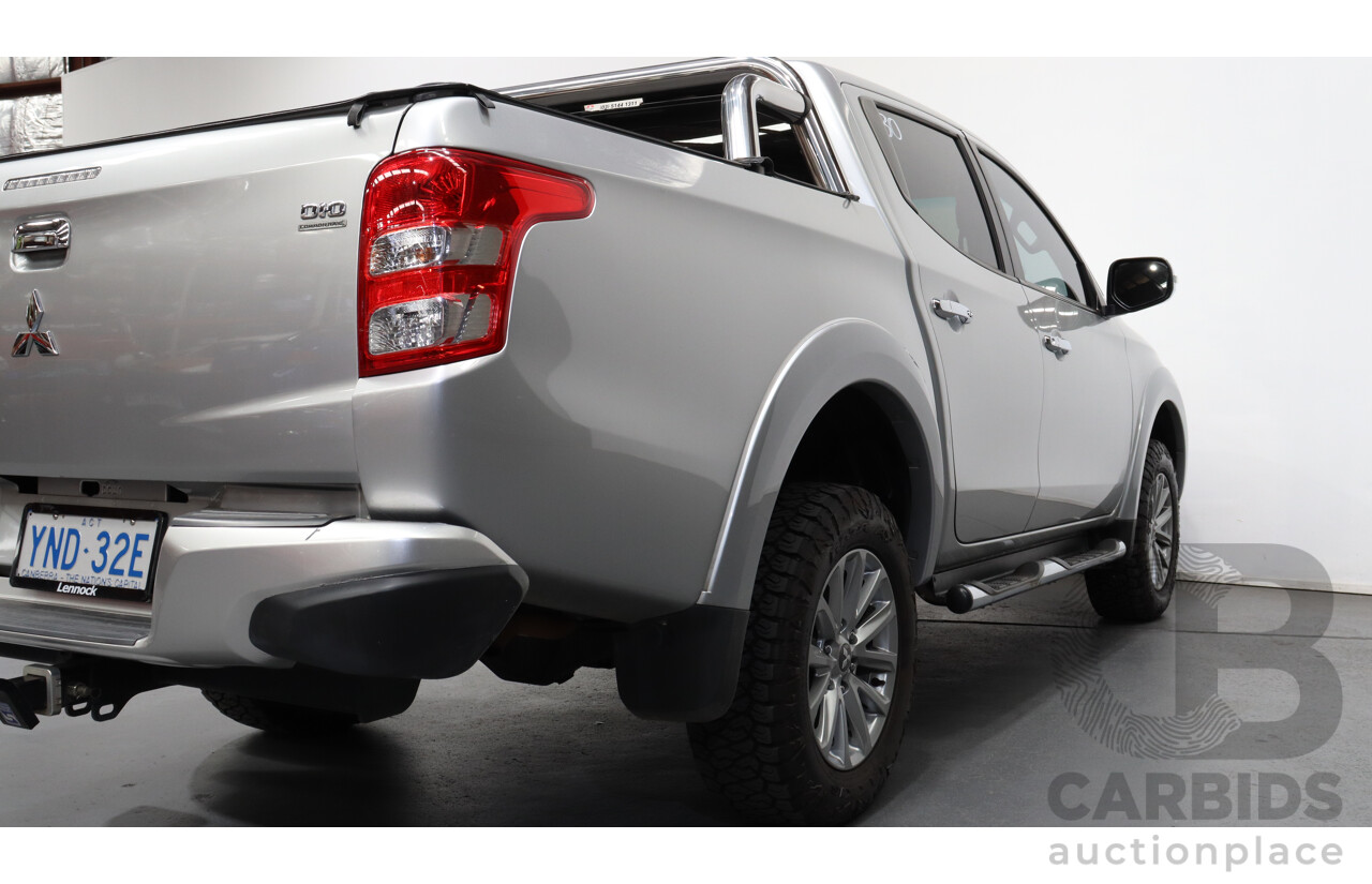 3/2016 Mitsubishi Triton GLS (4x4) MQ MY16 Dual Cab Utility Silver 2.4L Turbo Diesel