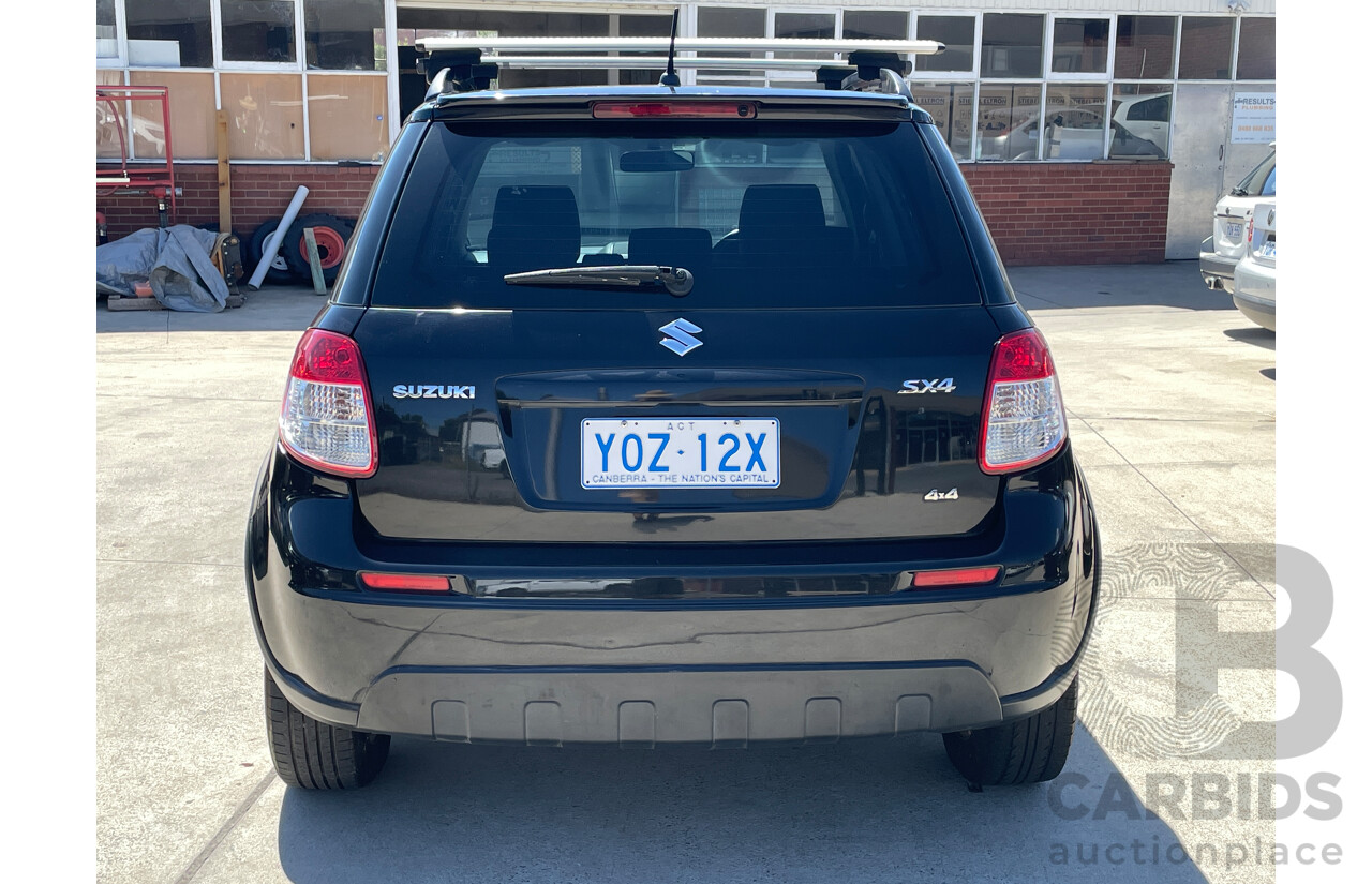 4/2010 Suzuki SX4 AWD GY MY10 5d Hatchback Black 2.0L