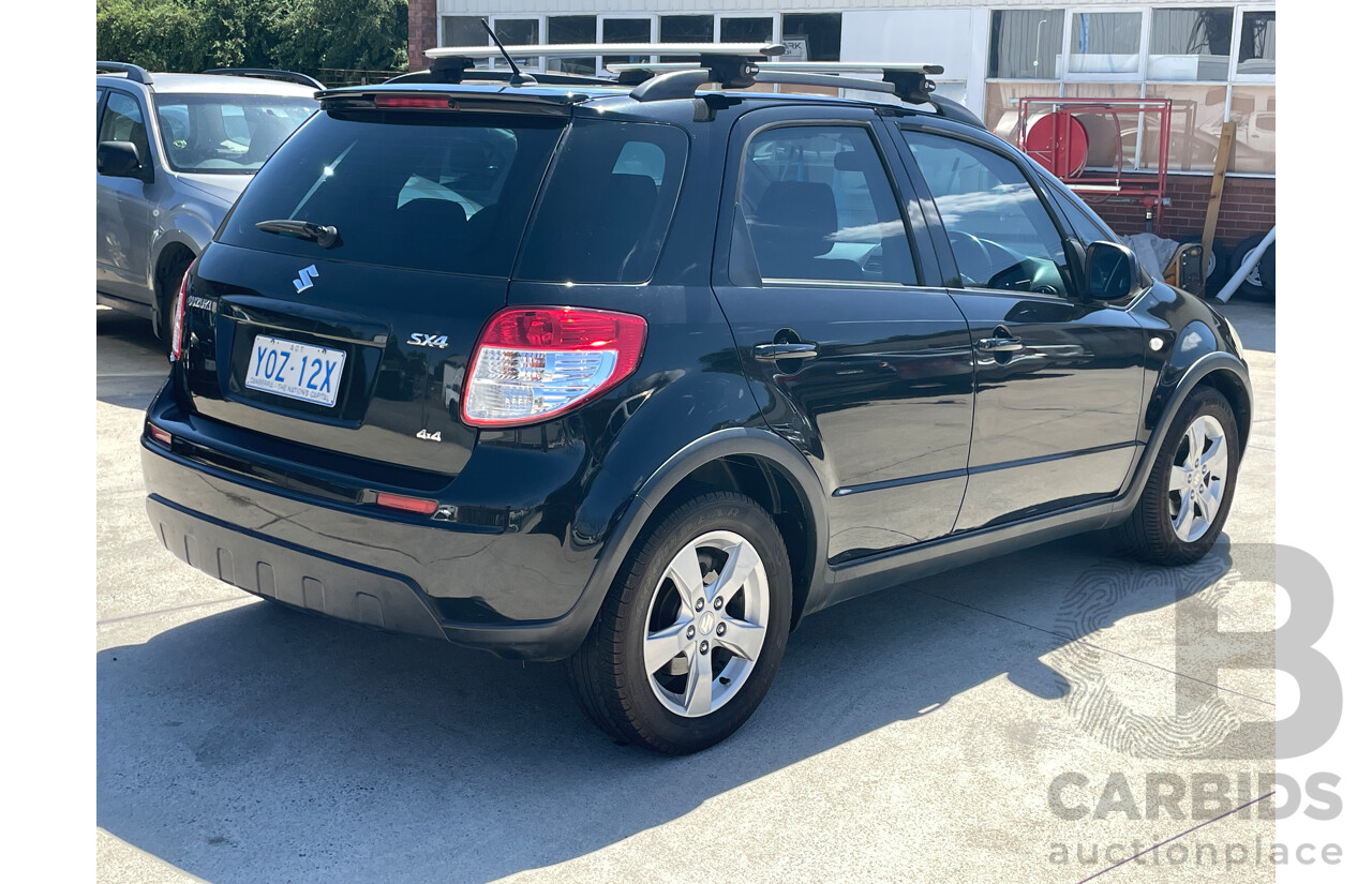 4/2010 Suzuki SX4 AWD GY MY10 5d Hatchback Black 2.0L