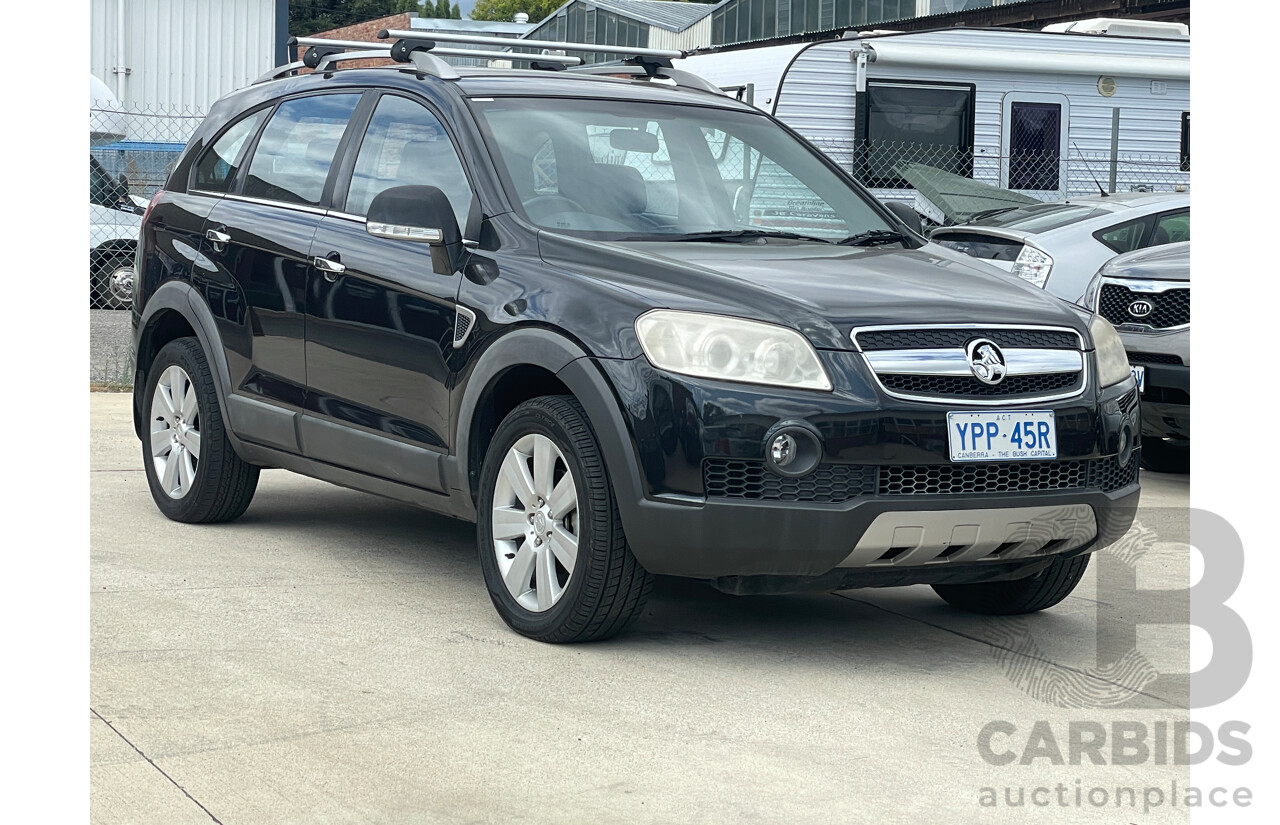 1/2009 Holden Captiva LX (4x4) CG MY09 4d Wagon Black 2.0L