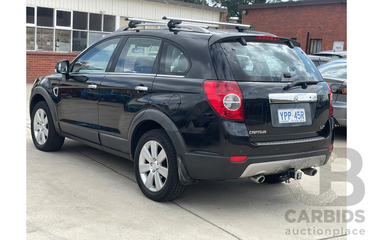 1/2009 Holden Captiva LX (4x4) CG MY09 4d Wagon Black 2.0L