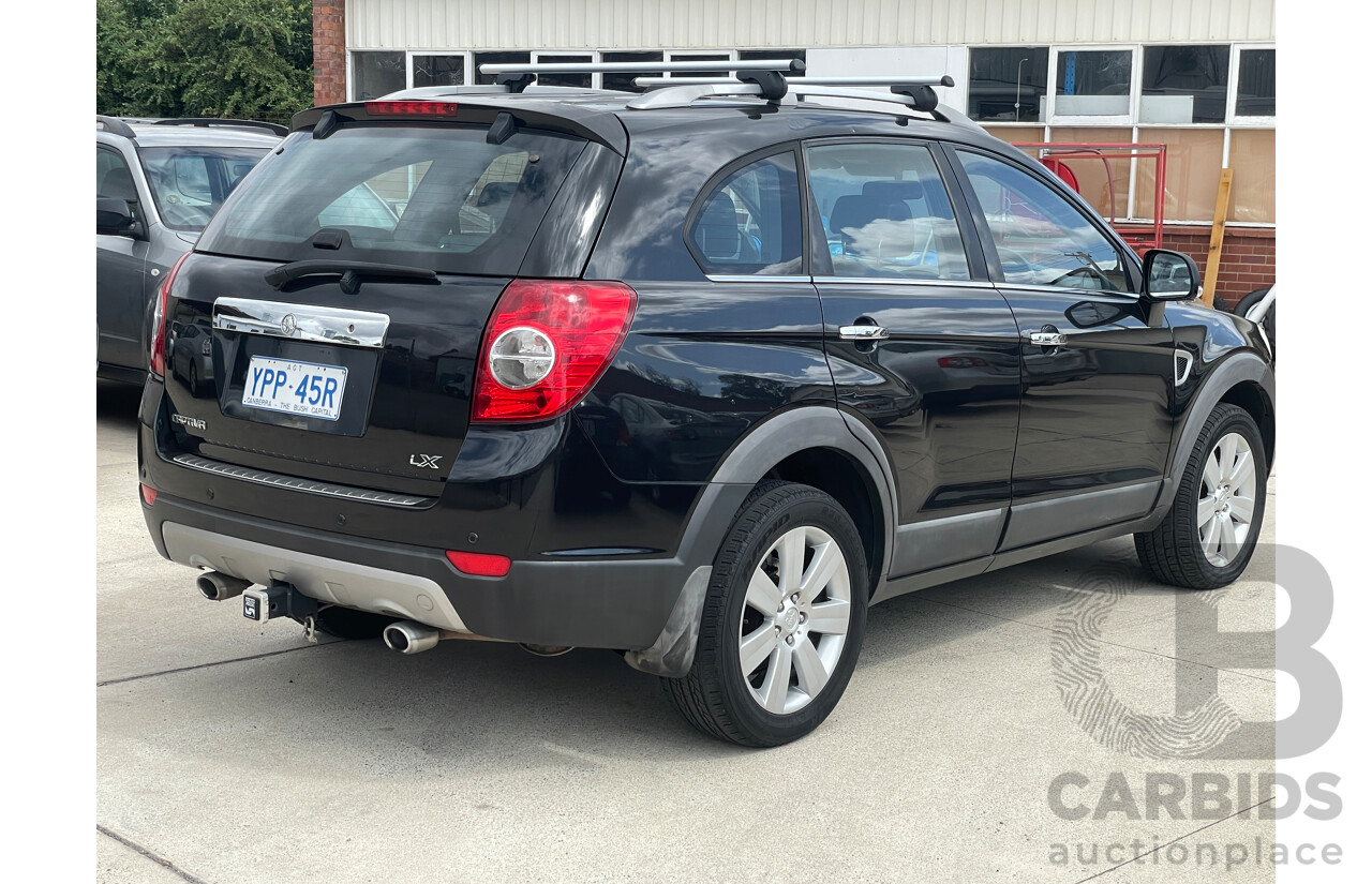 1/2009 Holden Captiva LX (4x4) CG MY09 4d Wagon Black 2.0L