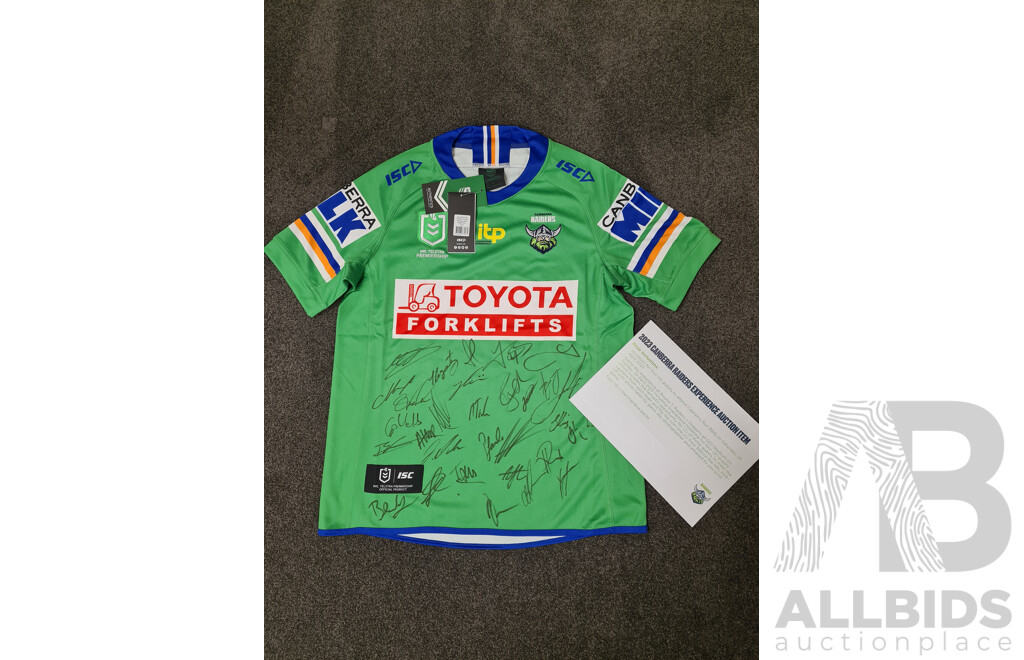 L21 - Canberra Raiders Experience 2023 Signed Jersey