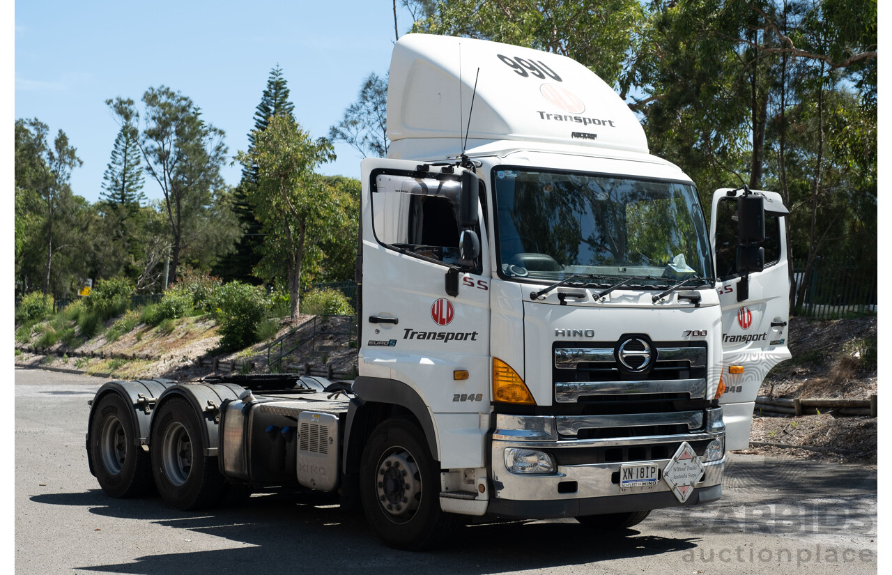 02/2019 Hino SS 2848 700 Series 6x4 Prime Mover Turbo Diesel