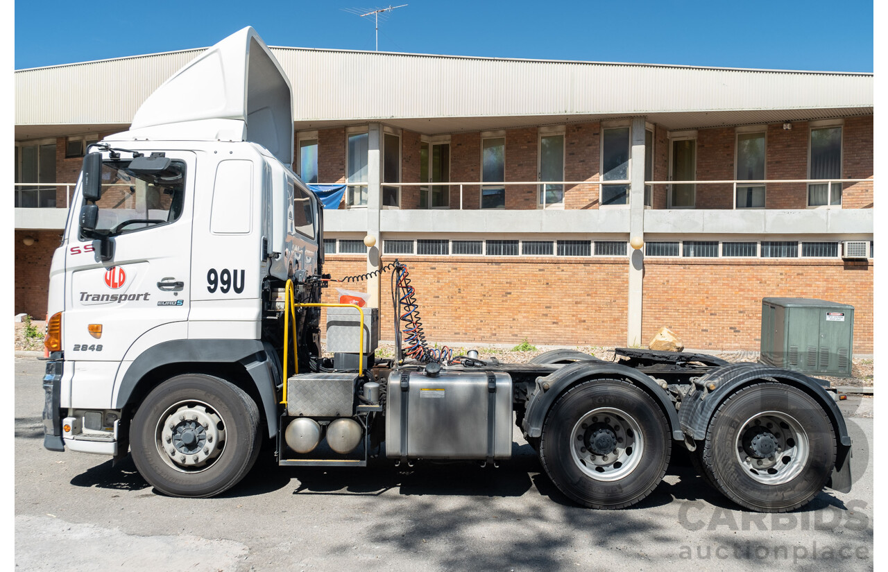 02/2019 Hino SS 2848 700 Series 6x4 Prime Mover Turbo Diesel