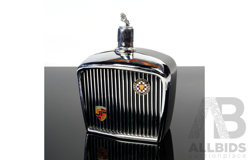 Vintage Jaguar Grill Grand-Prix International Decanter