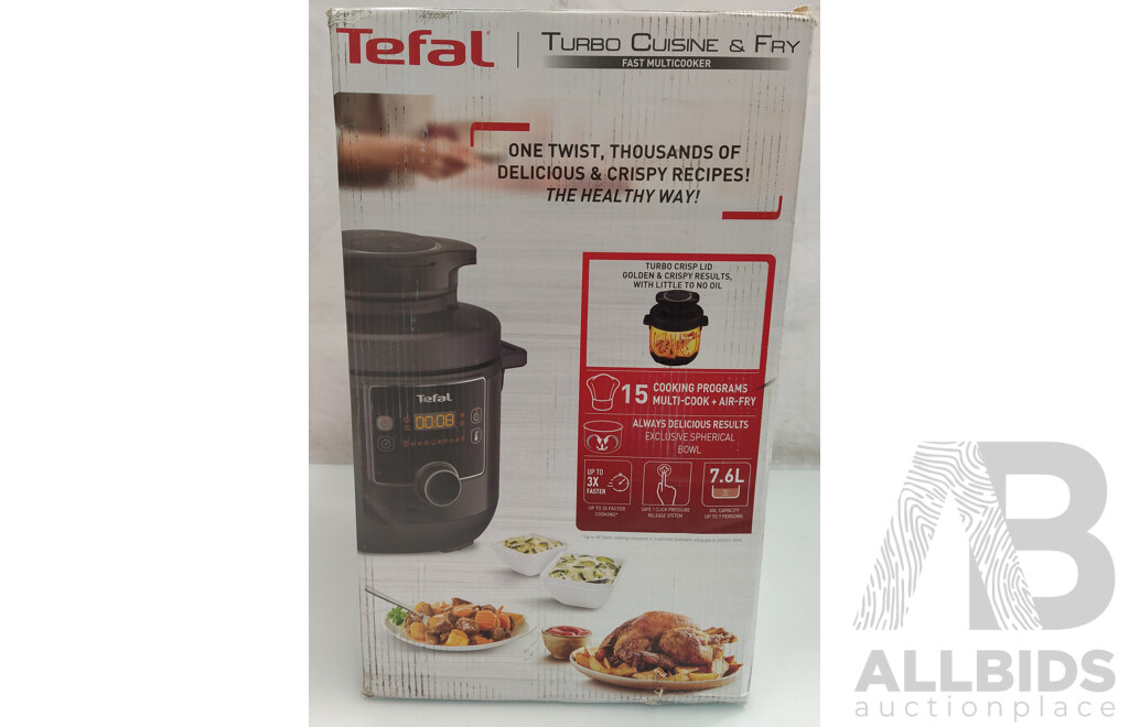 Tefal Turbo Cuisine and Fry Multicooker - ORP $350