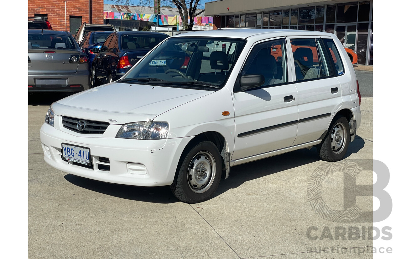 11/2000 Mazda 121 Metro Shades  5d Hatchback White 1.3L