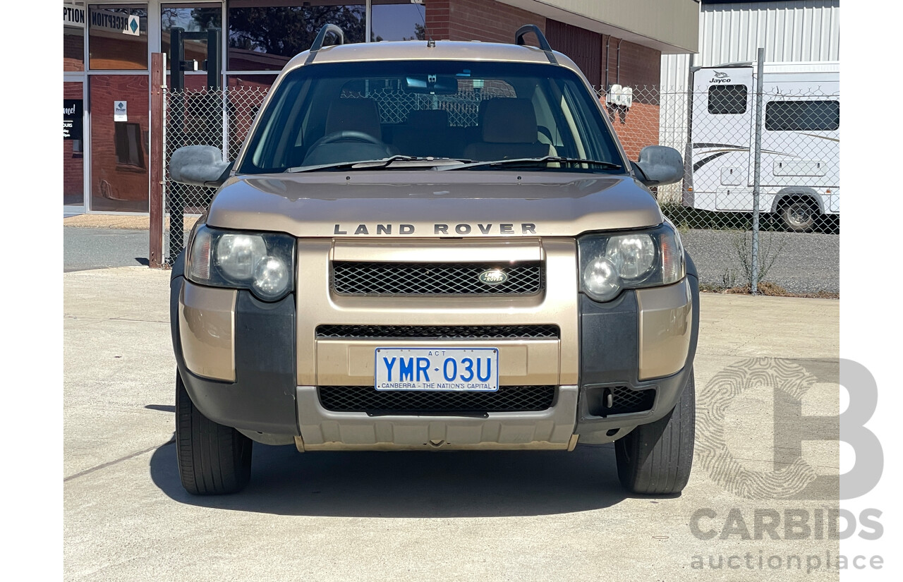 8/2004 Land Rover Freelander SE TD4 (4x4) MY04 4d Wagon Gold 2.0L