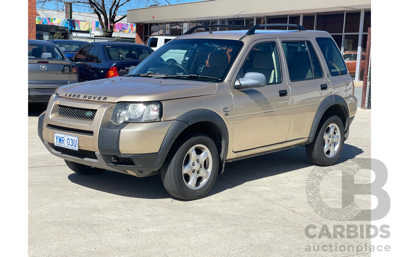 8/2004 Land Rover Freelander SE TD4 (4x4) MY04 4d Wagon Gold 2.0L