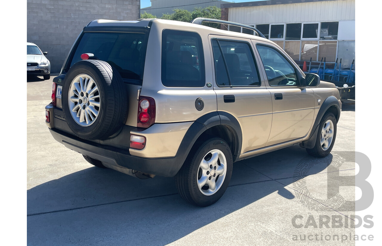 8/2004 Land Rover Freelander SE TD4 (4x4) MY04 4d Wagon Gold 2.0L