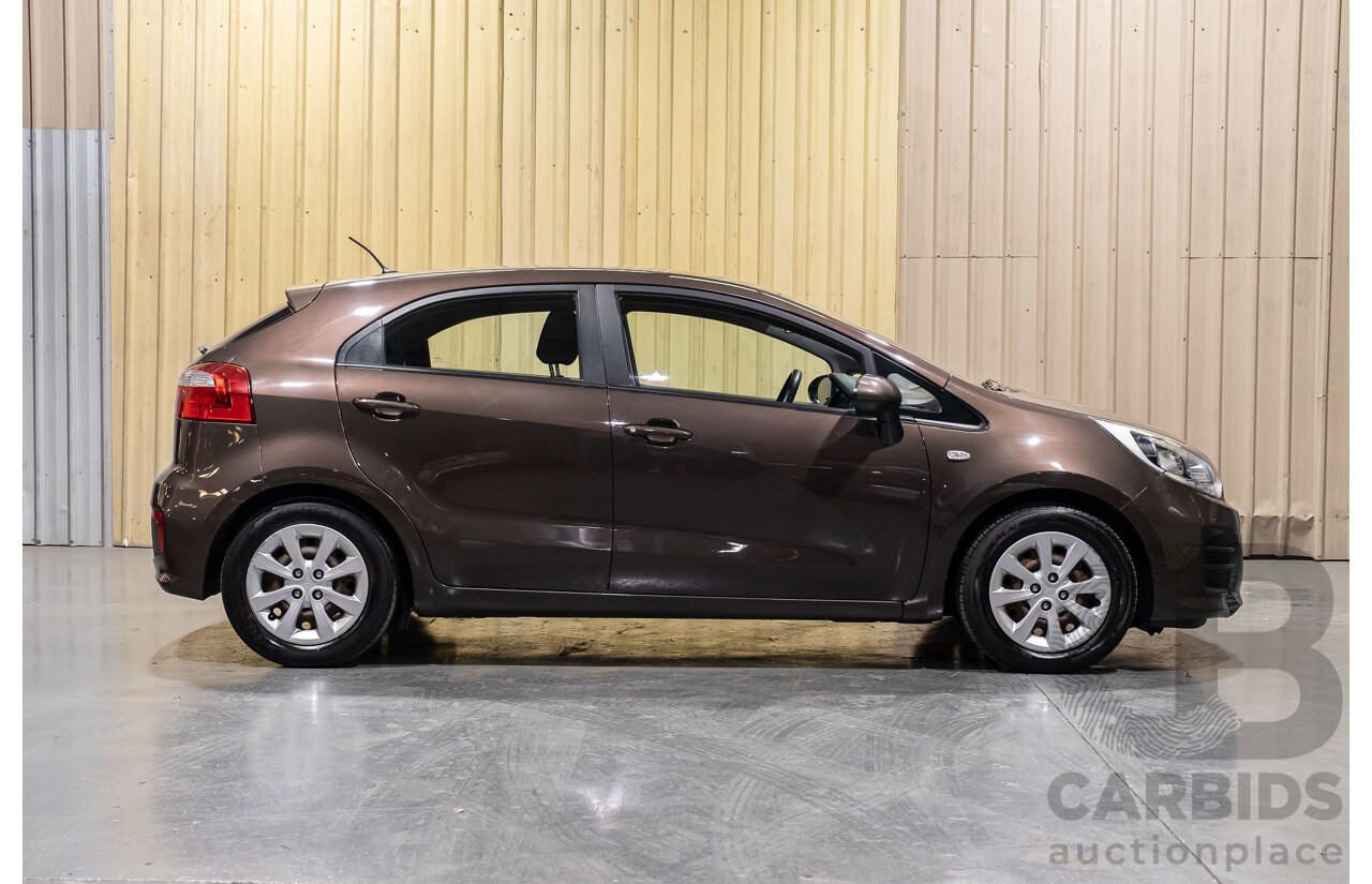 10/2015 Kia RIO S UB MY16 5d Hatchback Brown 1.4L