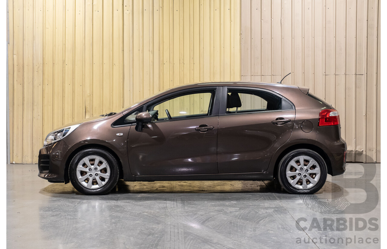 10/2015 Kia RIO S UB MY16 5d Hatchback Brown 1.4L