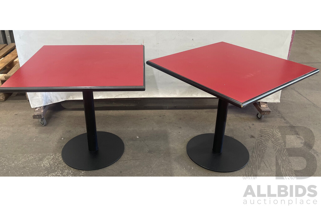 Square Cafe Tables - Lot of 2