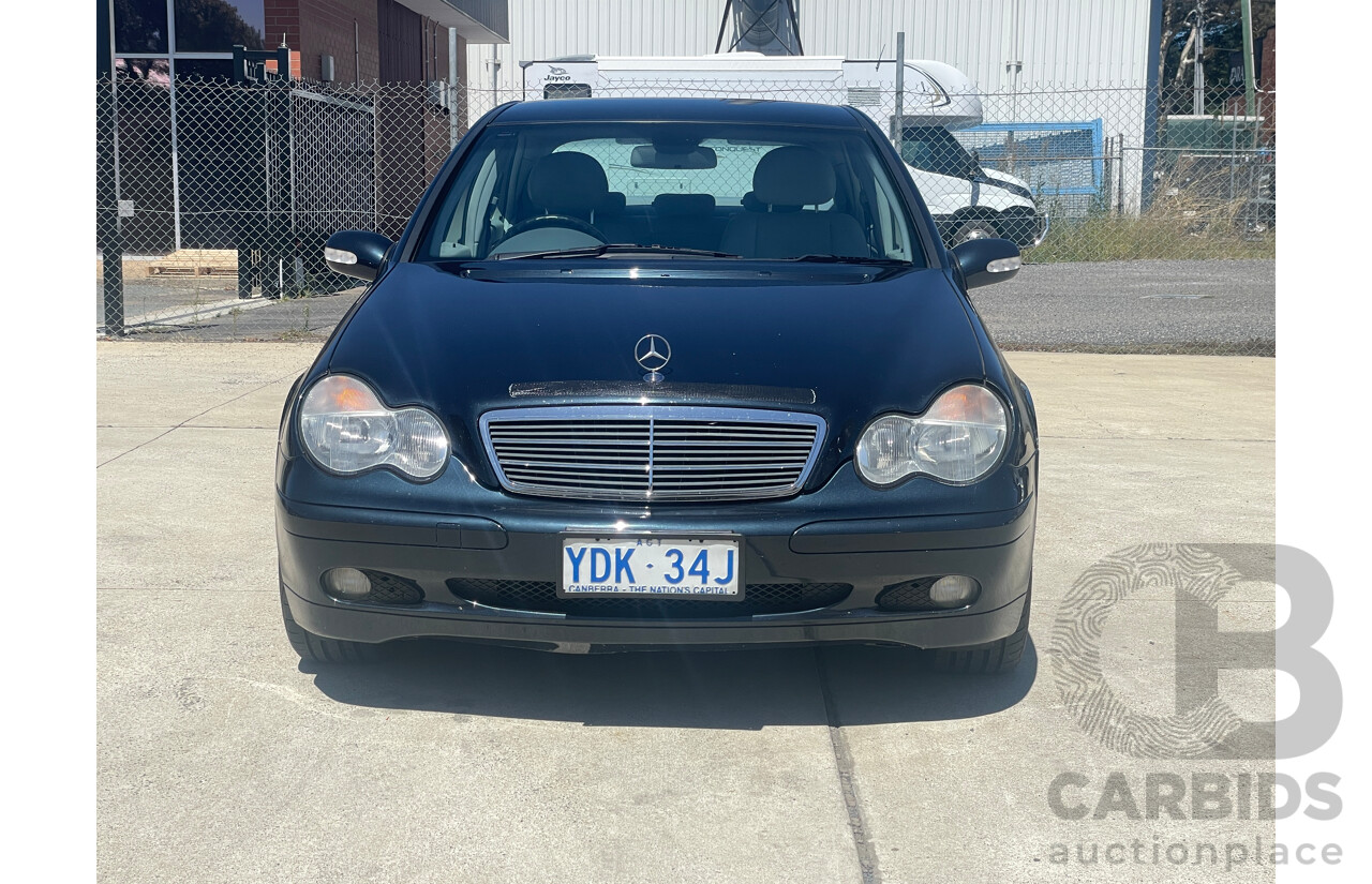 6/2001 Mercedes-Benz C180 Classic W203 4d Sedan Blue 2.0L