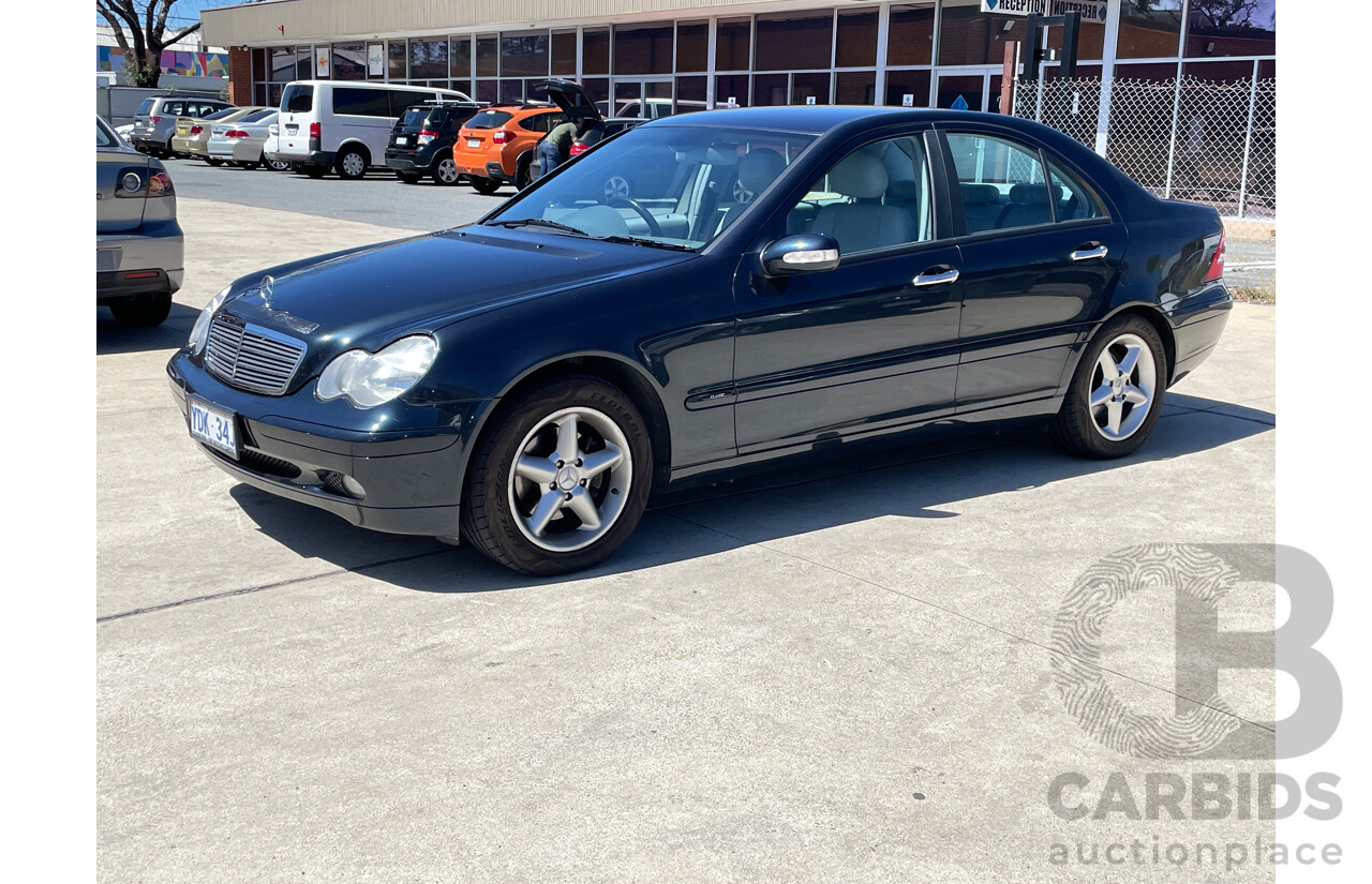 6/2001 Mercedes-Benz C180 Classic W203 4d Sedan Blue 2.0L