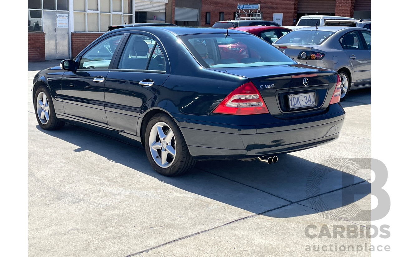 6/2001 Mercedes-Benz C180 Classic W203 4d Sedan Blue 2.0L