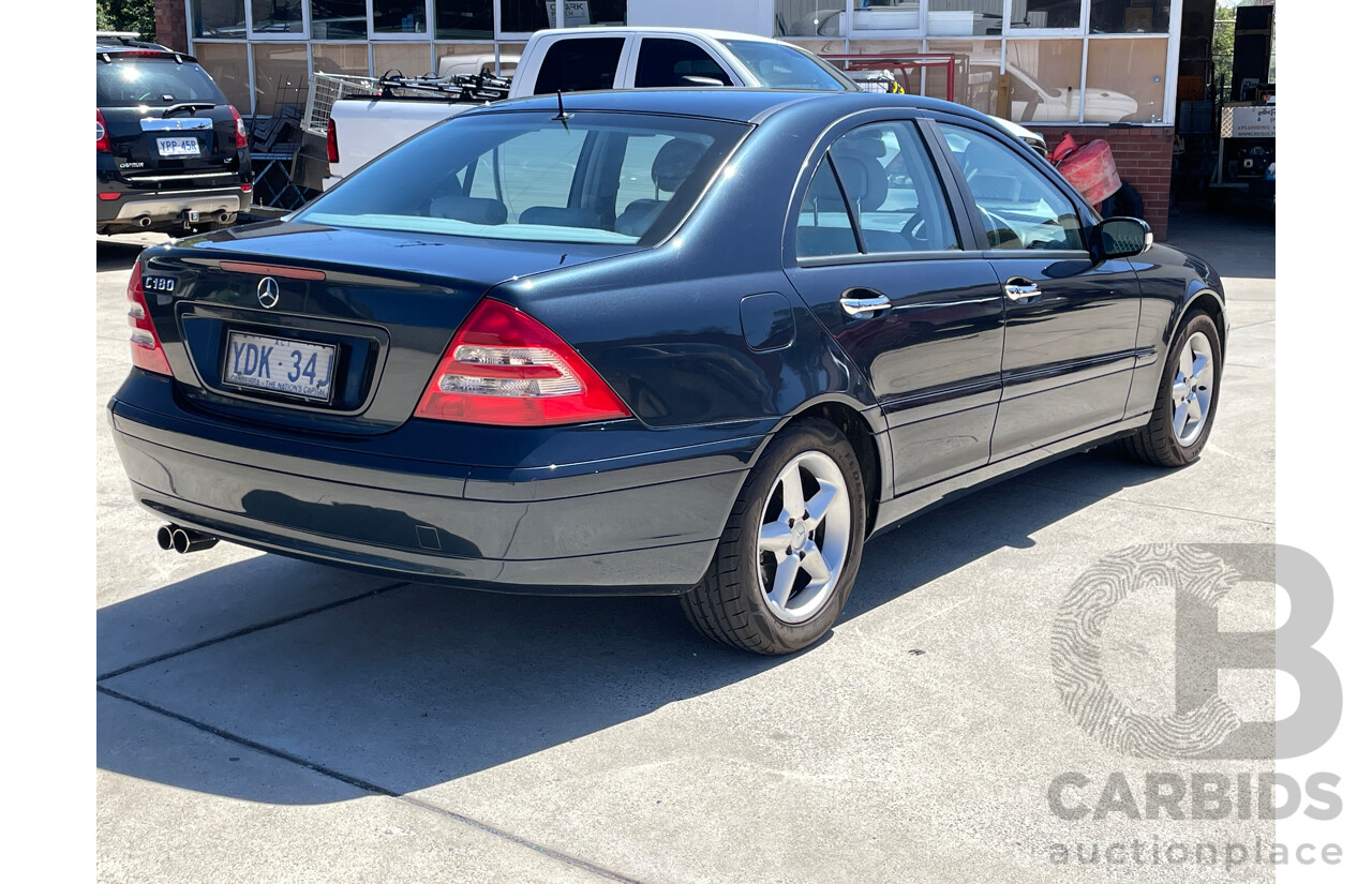 6/2001 Mercedes-Benz C180 Classic W203 4d Sedan Blue 2.0L