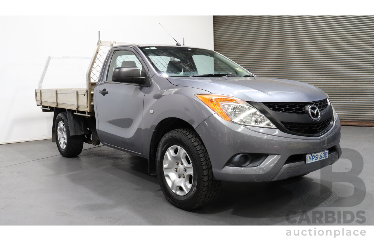 3/2012 Mazda Bt50 XT (4x2)  C/Chas Grey 2.2L Turbo Diesel