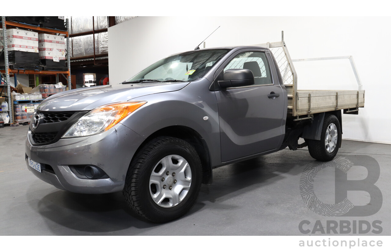 3/2012 Mazda Bt50 XT (4x2)  C/Chas Grey 2.2L Turbo Diesel