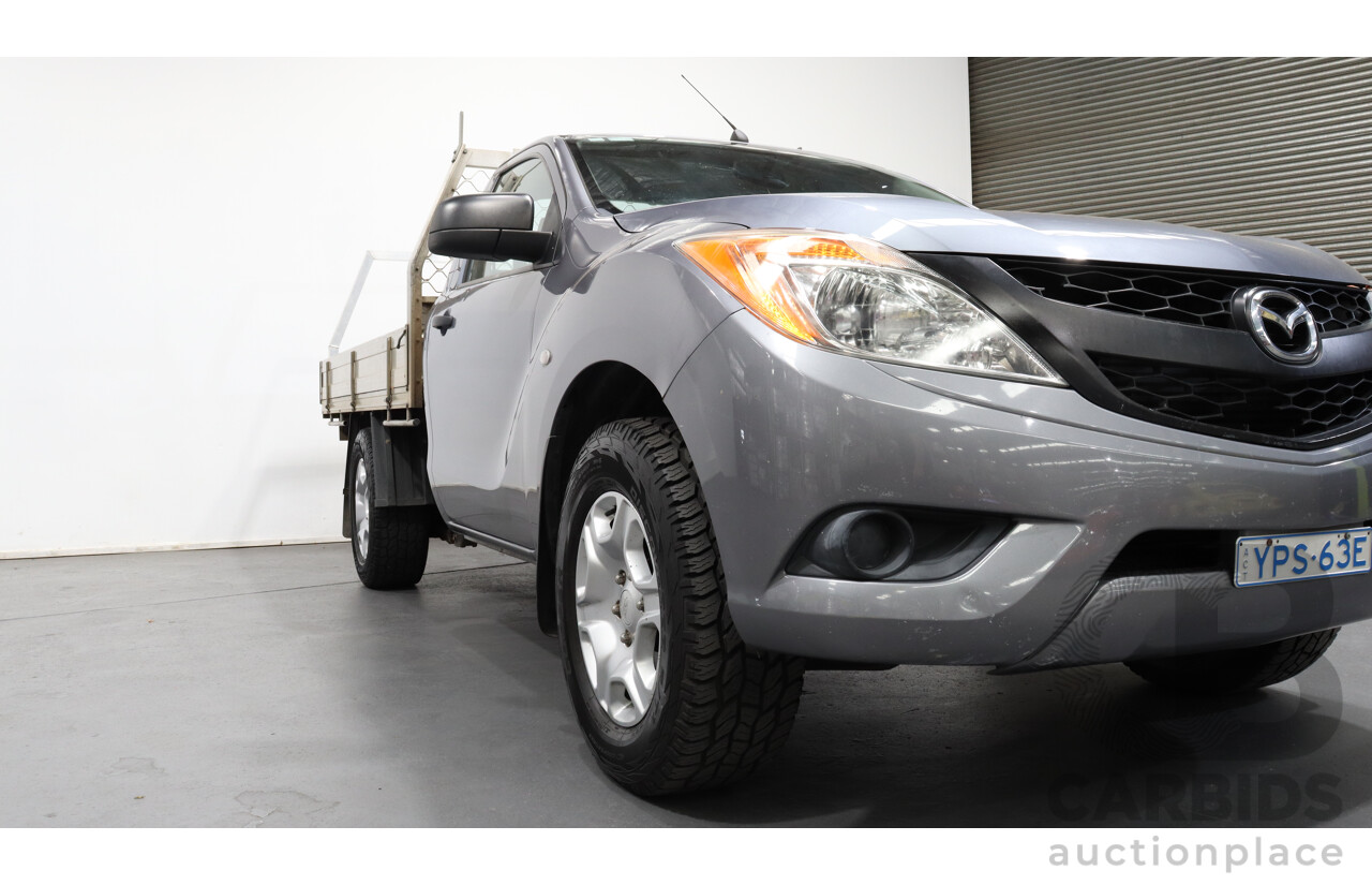 3/2012 Mazda Bt50 XT (4x2)  C/Chas Grey 2.2L Turbo Diesel