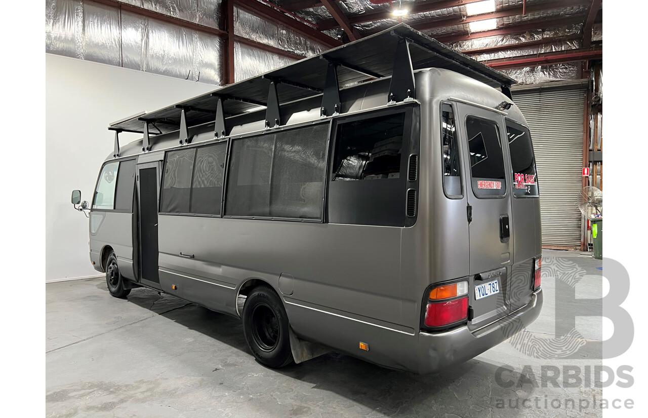 12/1996 Toyota Coaster Camper Van Grey 4.2L Diesel