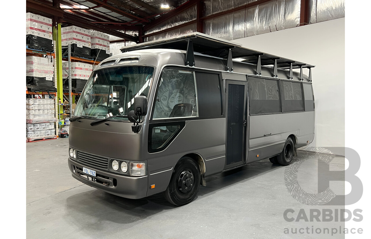 12/1996 Toyota Coaster Camper Van Grey 4.2L Diesel