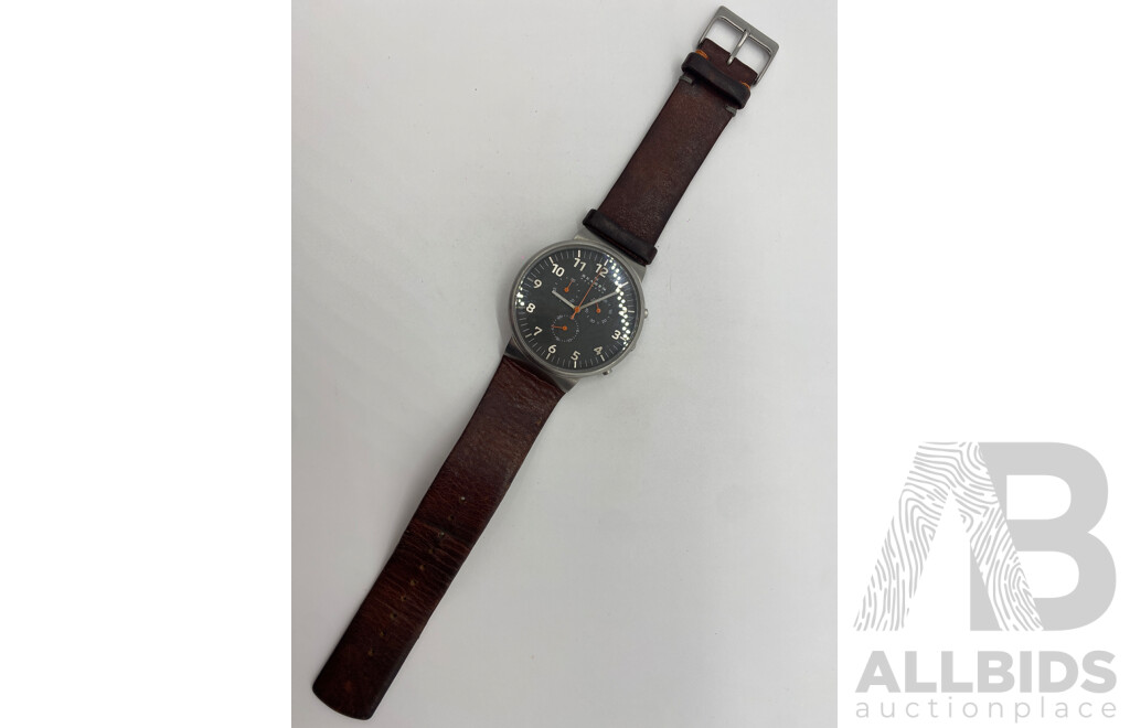 Skagen Denmark SKW6099 Watch with Leather Band