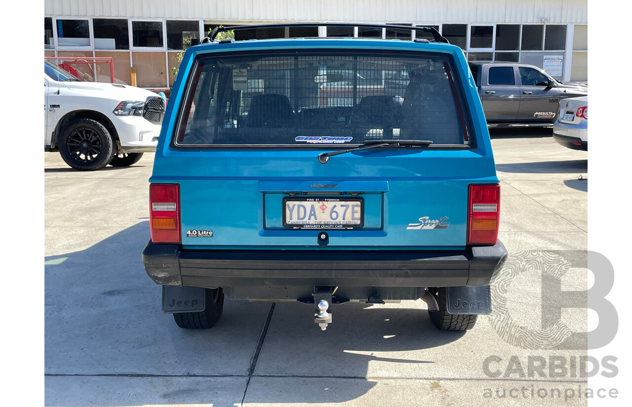 11/1994 Jeep Cherokee Sport (4x4) XJ 4d Wagon Blue 4.0L