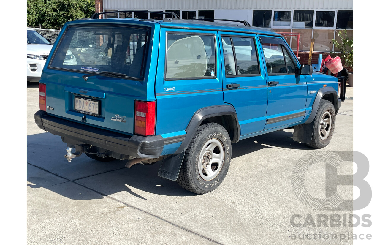 11/1994 Jeep Cherokee Sport (4x4) XJ 4d Wagon Blue 4.0L