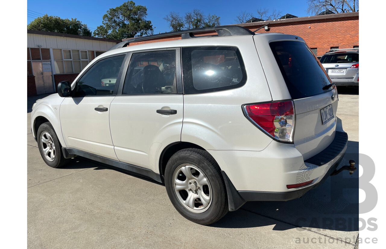 6/2010 Subaru Forester X MY10 4d Wagon White 2.5L