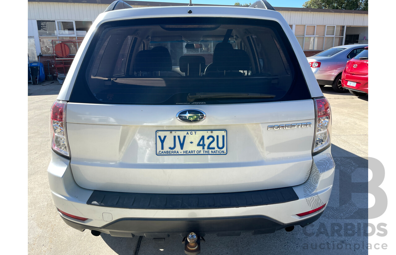 6/2010 Subaru Forester X MY10 4d Wagon White 2.5L