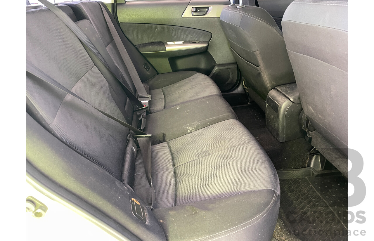 6/2010 Subaru Forester X MY10 4d Wagon White 2.5L
