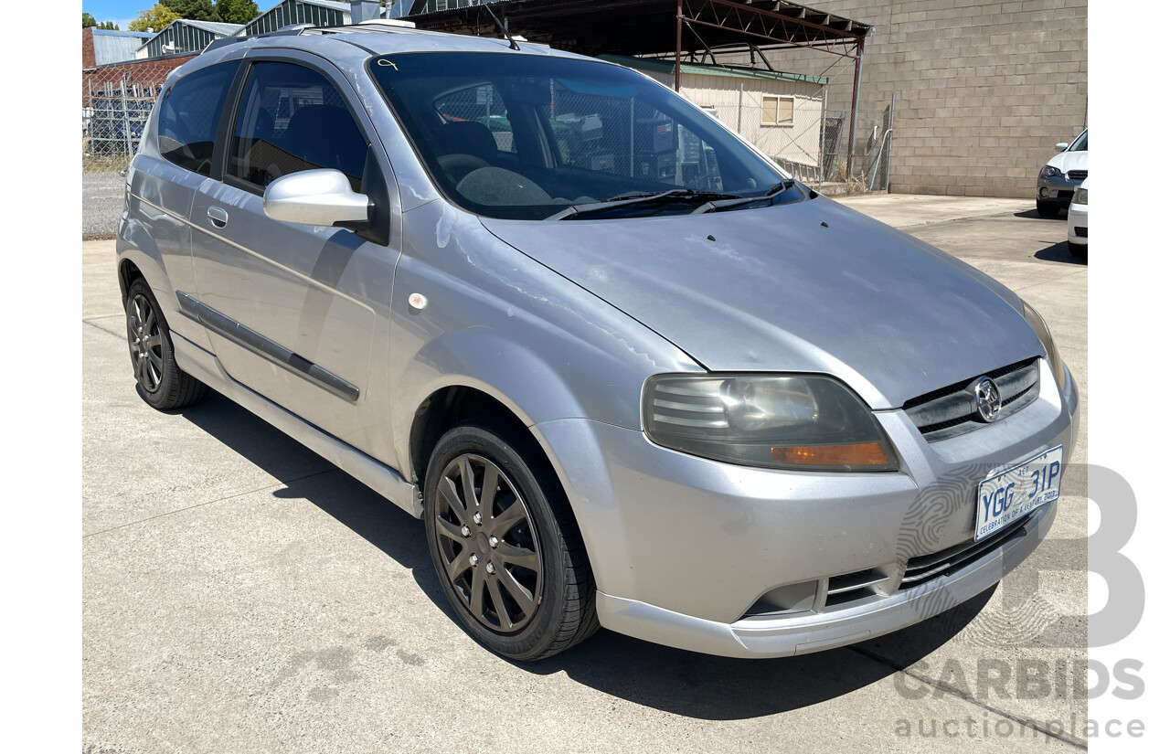 7/2007 Holden Barina  TK MY07 3d Hatchback Silver 1.6L