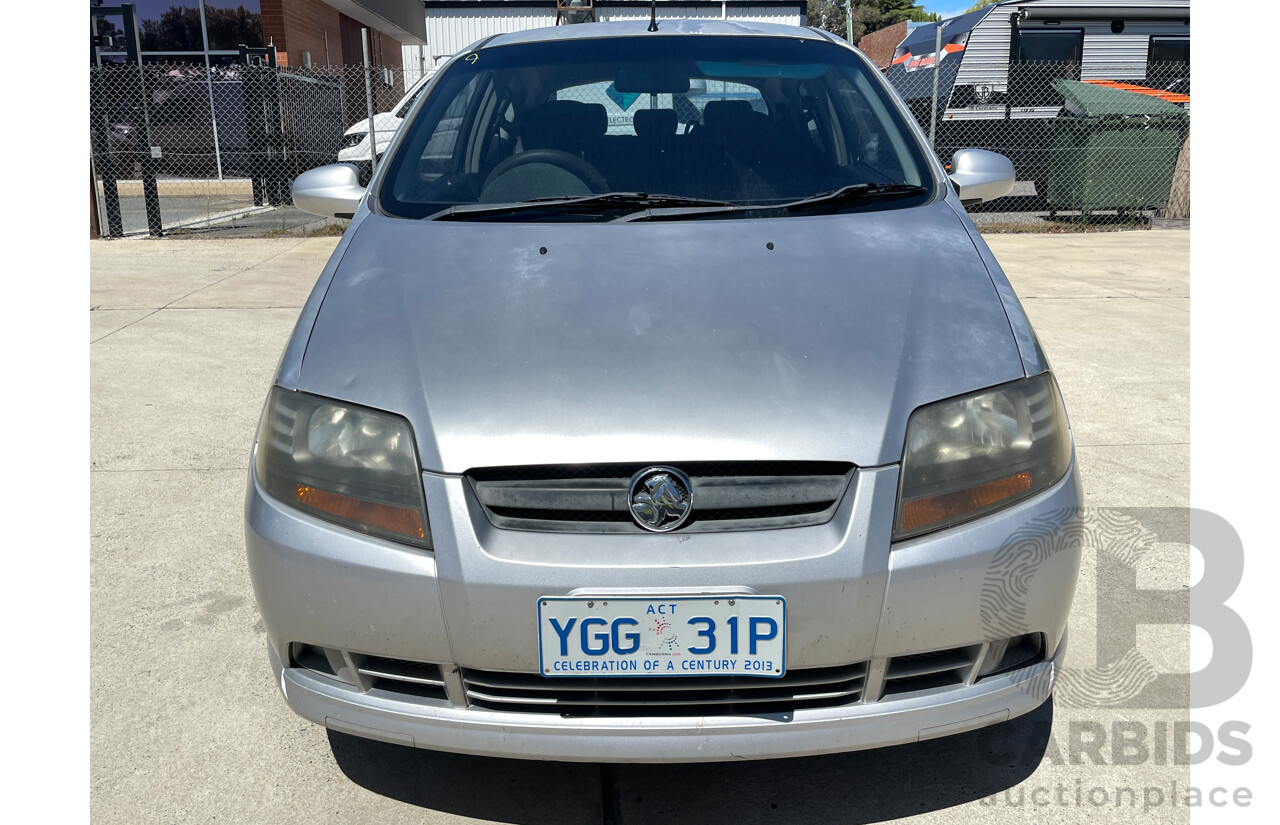 7/2007 Holden Barina  TK MY07 3d Hatchback Silver 1.6L