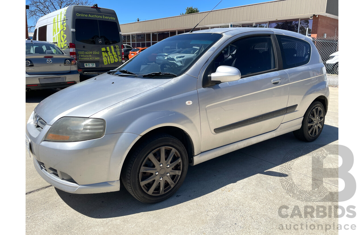 7/2007 Holden Barina  TK MY07 3d Hatchback Silver 1.6L