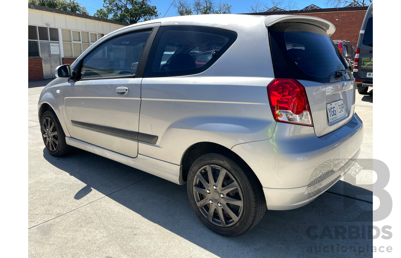 7/2007 Holden Barina  TK MY07 3d Hatchback Silver 1.6L