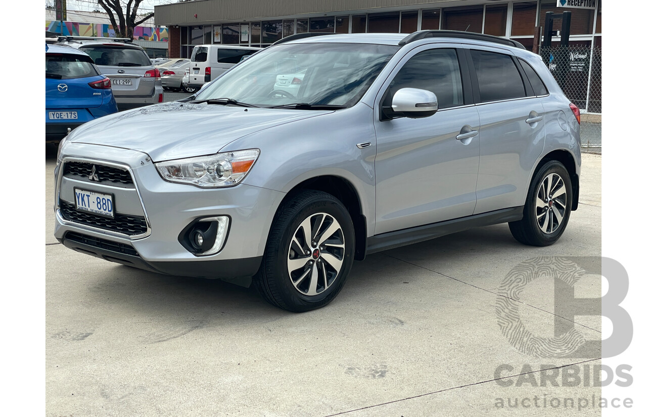 10/2014 Mitsubishi ASX (4wd) XB MY14 4d Wagon Silver 2.2L