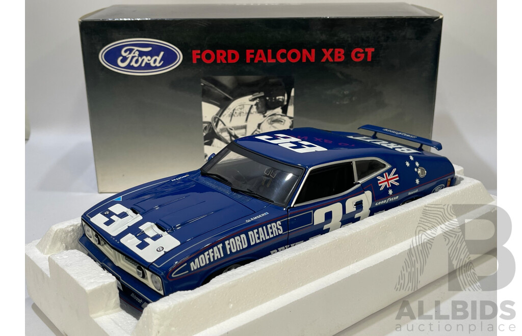 Allan Moffat Auto Art 1974 Bathurst Ford XB Falcon Coupe  - 1/18 Scale