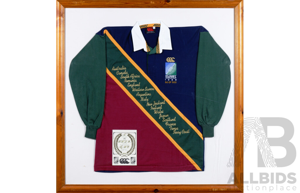 1995 Rugby World Cup Commemorative Limited Edition Jersey 50/500