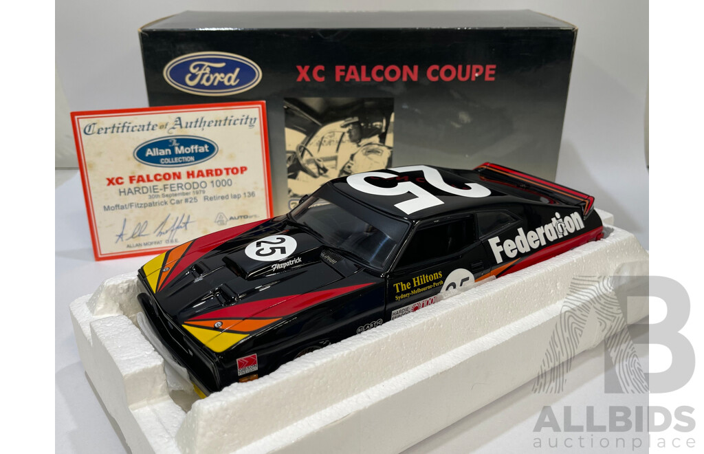 Allan Moffat Auto Art 1979 Bathurst Ford XC Falcon Coupe  - 1/18 Scale