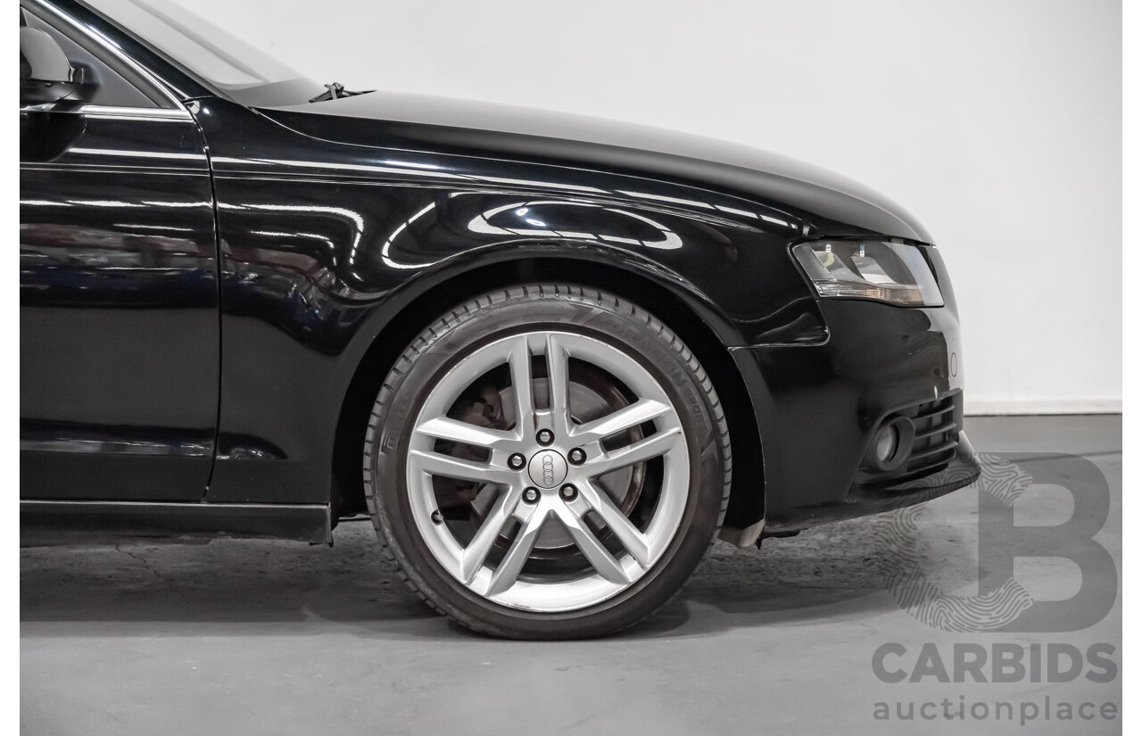 2/2010 Audi A4 1.8 TFSI B8 (8K) 4d Sedan Black 1.8L Turbo