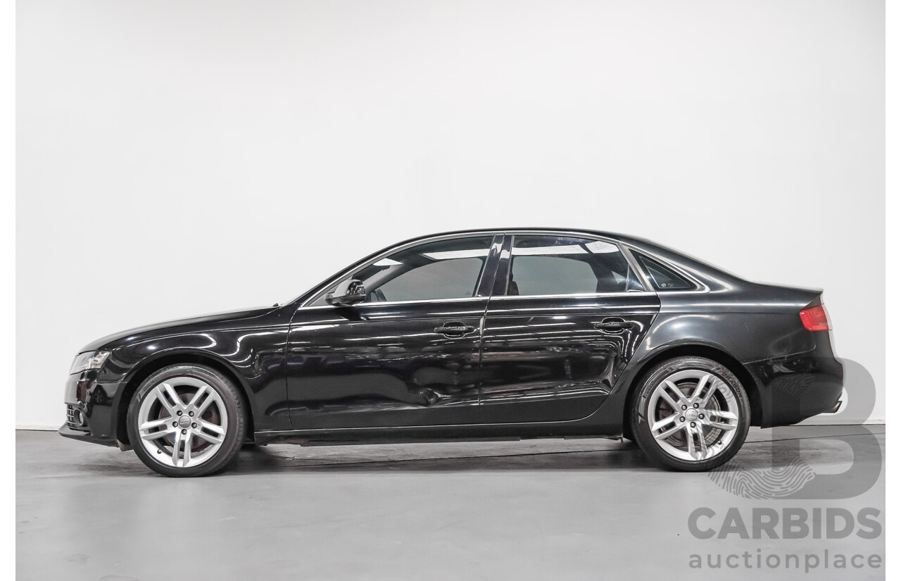 2/2010 Audi A4 1.8 TFSI B8 (8K) 4d Sedan Black 1.8L Turbo