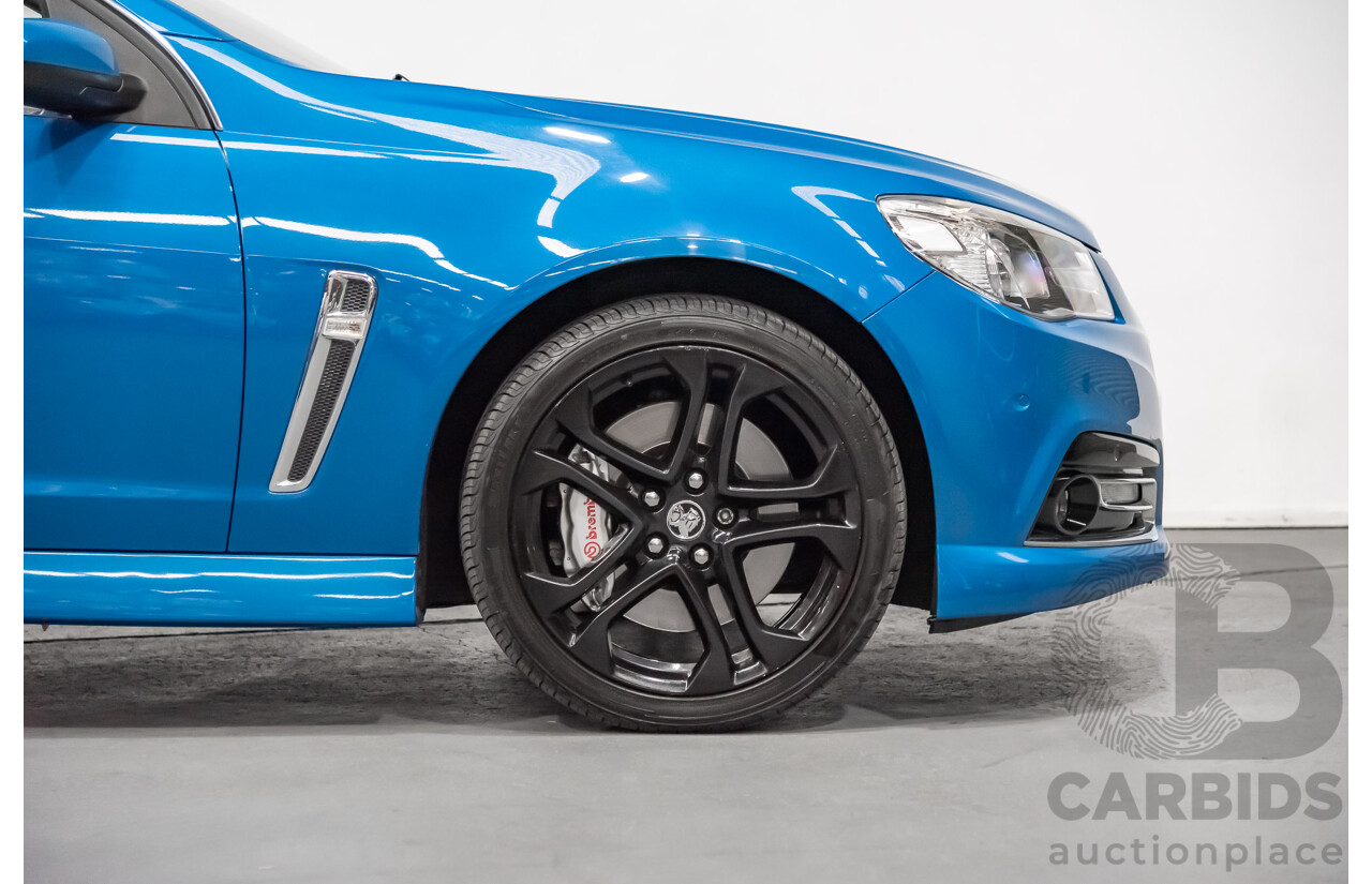 7/2015 Holden Commodore SS-V Redline VF MY15 4d Sedan Blue 6.0L V8