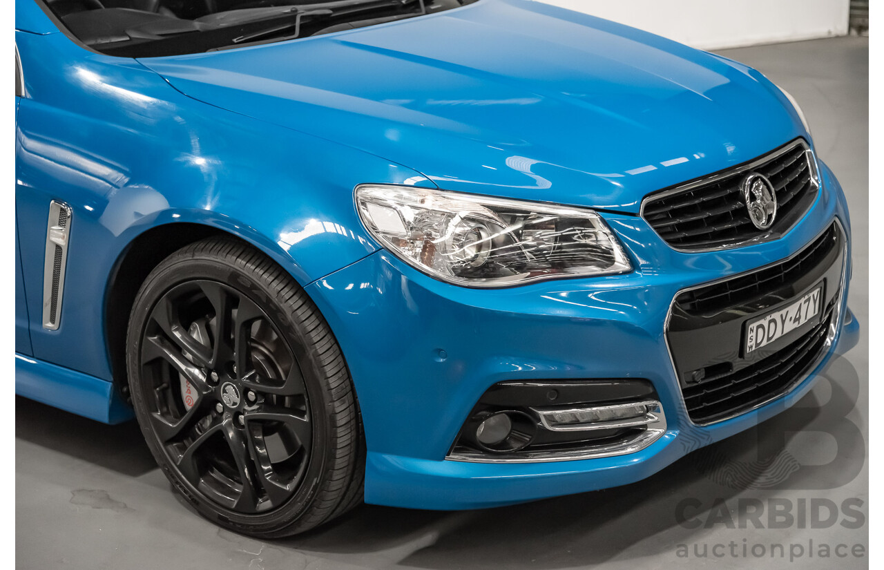 7/2015 Holden Commodore SS-V Redline VF MY15 4d Sedan Blue 6.0L V8