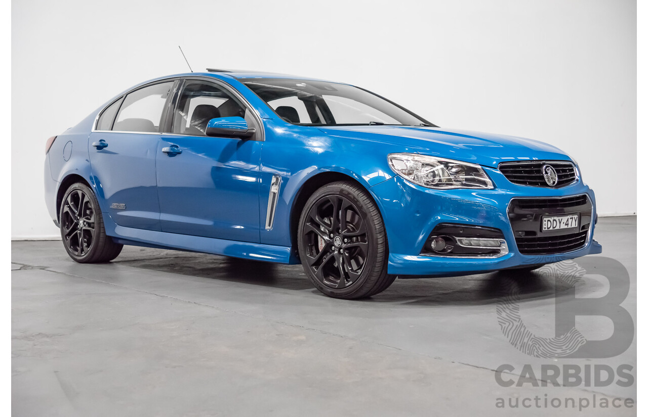 7/2015 Holden Commodore SS-V Redline VF MY15 4d Sedan Blue 6.0L V8