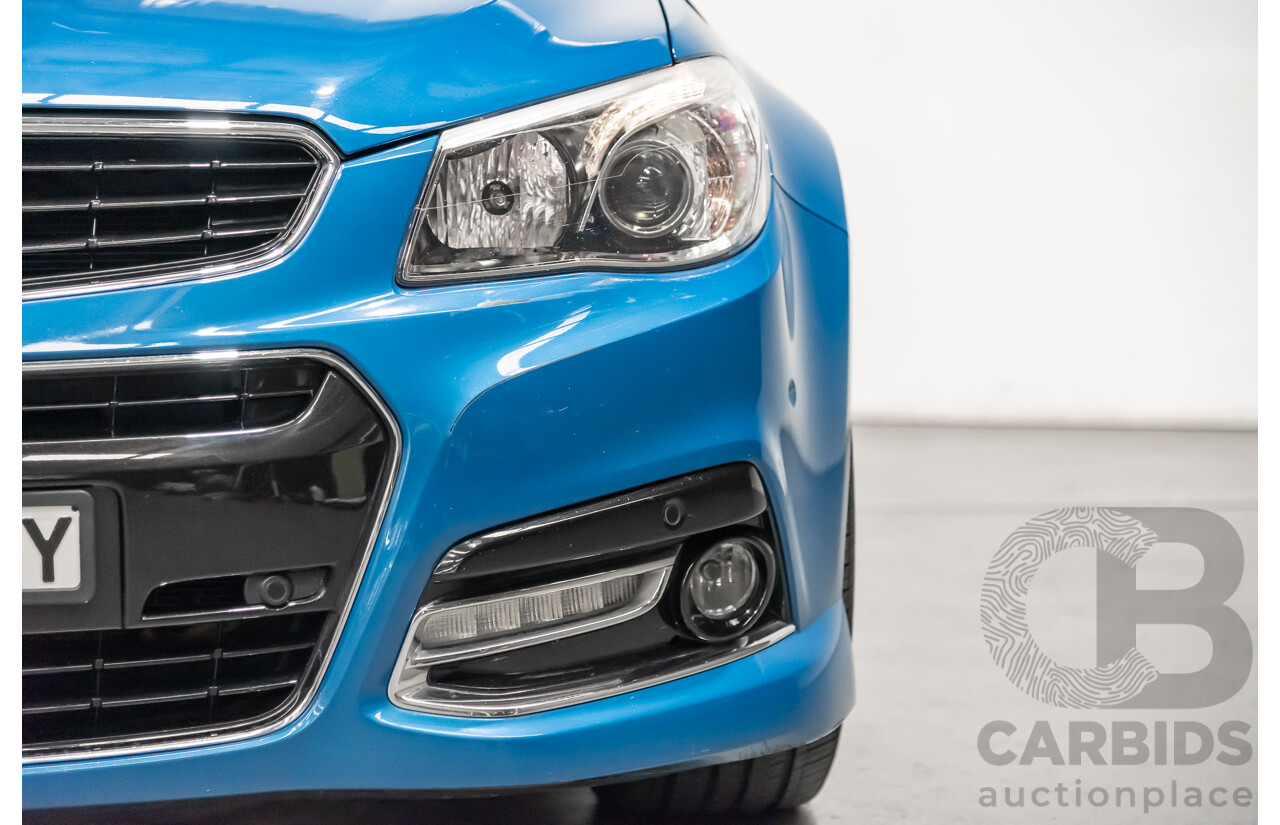 7/2015 Holden Commodore SS-V Redline VF MY15 4d Sedan Blue 6.0L V8