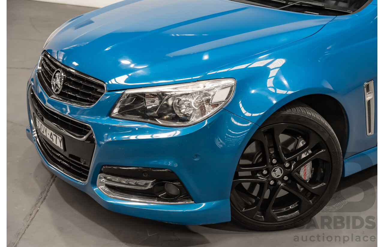 7/2015 Holden Commodore SS-V Redline VF MY15 4d Sedan Blue 6.0L V8